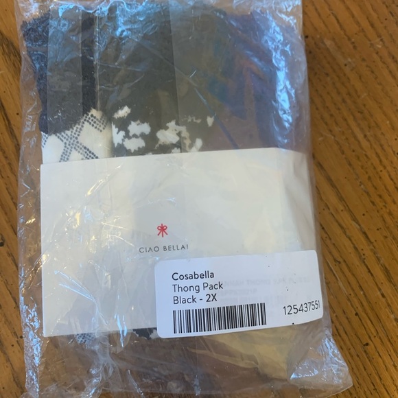 COSABELLA 3pk‎ Plus Size Never Say Never Cotton and Lace Thong Panties - Picture 7 of 9